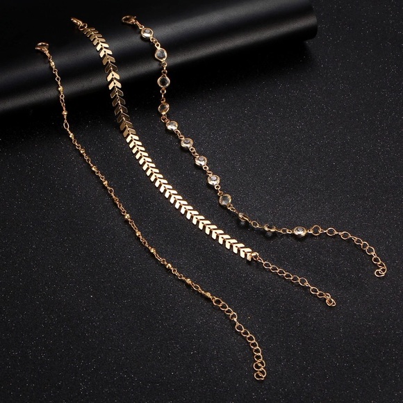 3 Piece Anklet Set - Picture 5 of 6